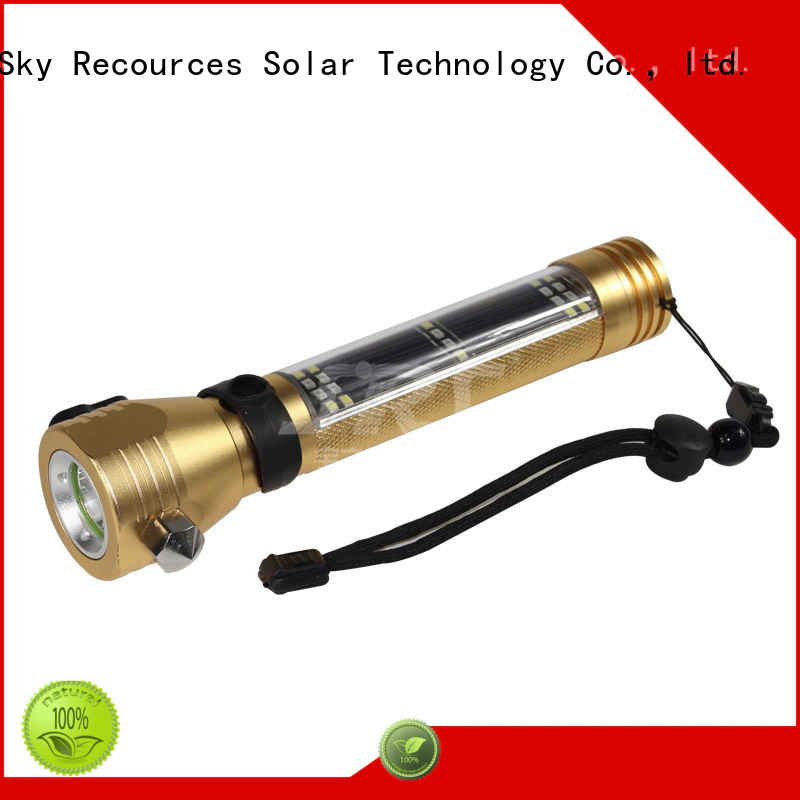 SRS national solar light flashlight make in China for inside