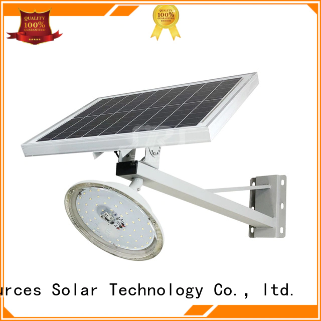 SRS manufactures solar light street lamp with sensor with battery for flagpole