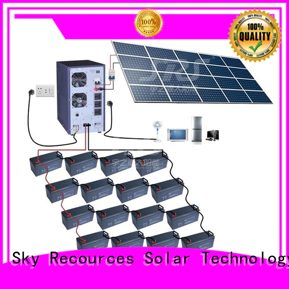 SRS high powered on grid solar system application for school