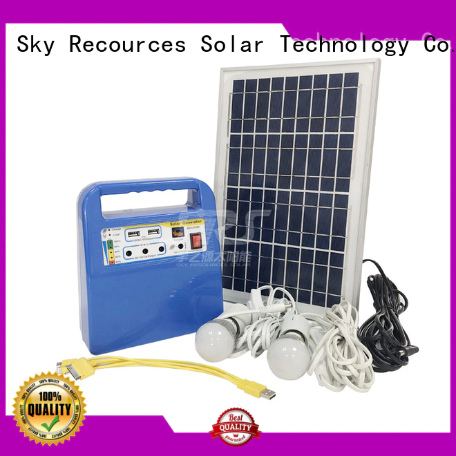 SRS quality portable solar system factory for home
