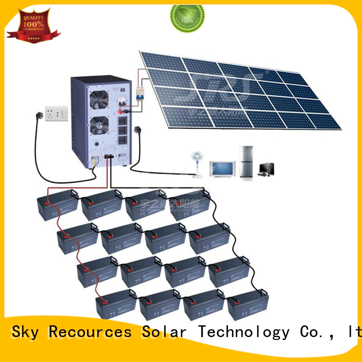SRS quality on grid solar system factory for public lighting