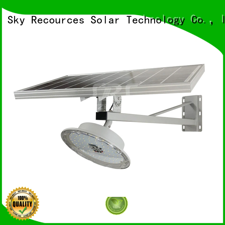SRS solar street light with panel and battery price list for flagpole