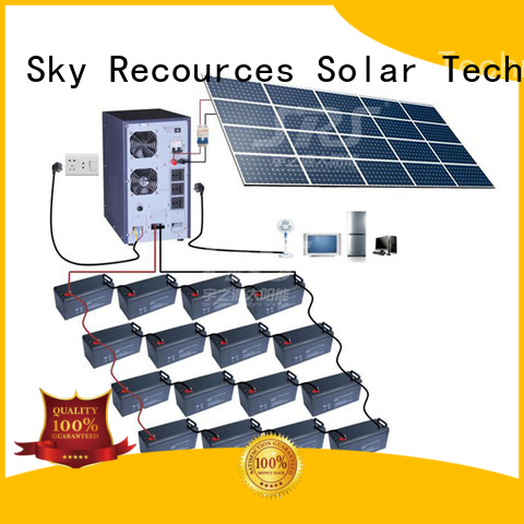 SRS solar lighting system factory for home