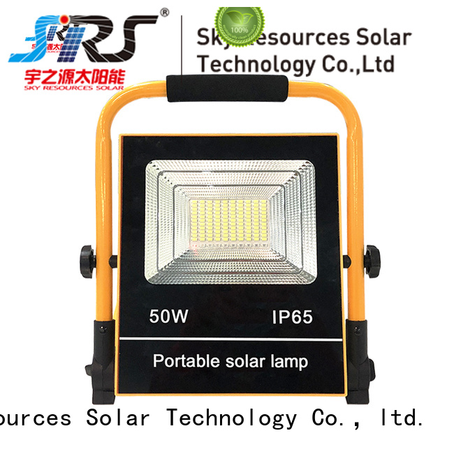 SRS bifacial solar flood light certification‎ for outside