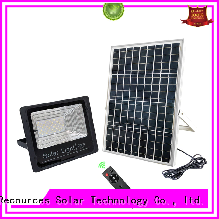 SRS integrated brightest solar flood lights customized for village