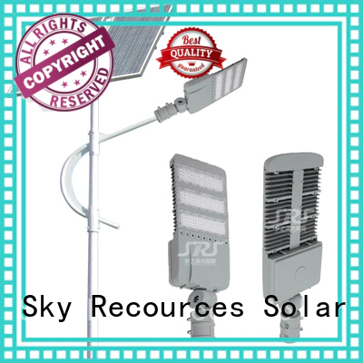 SRS integrated solar street light installation factory for outside