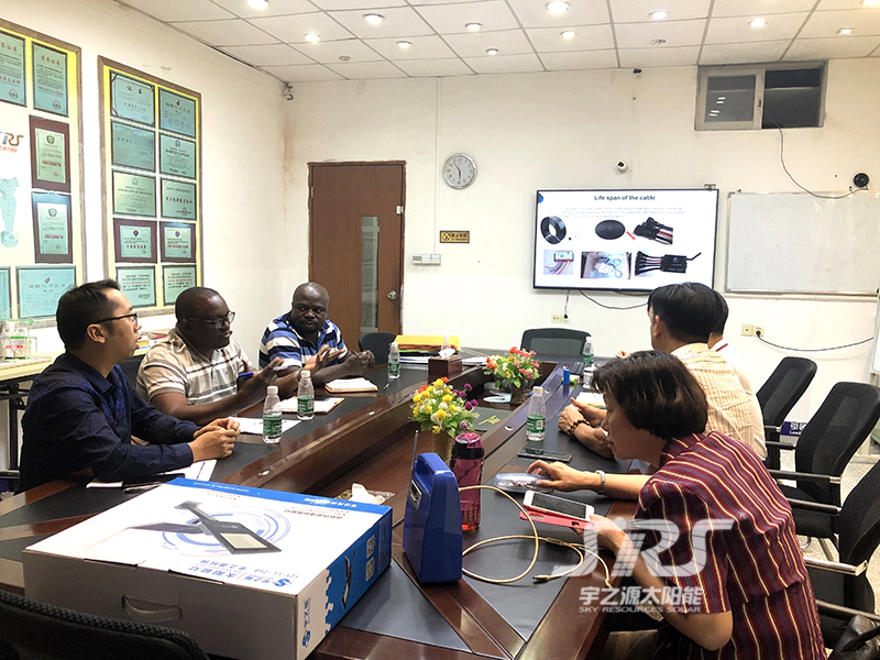 Tanzanian customers visited, SRS overseas market continues to expand