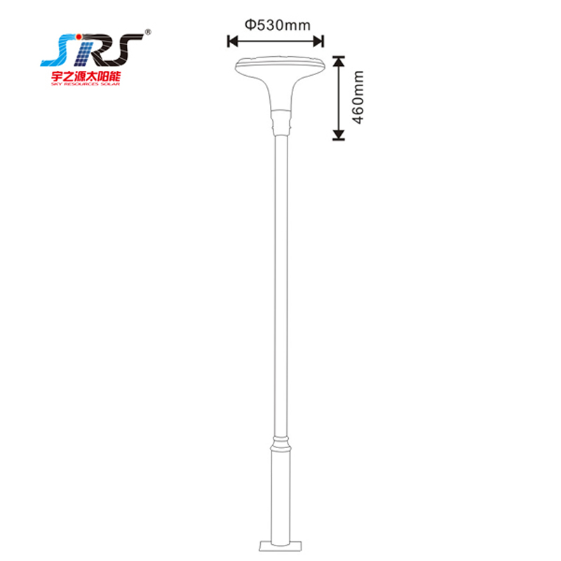 SRS tall quality solar garden lights company for posts-2