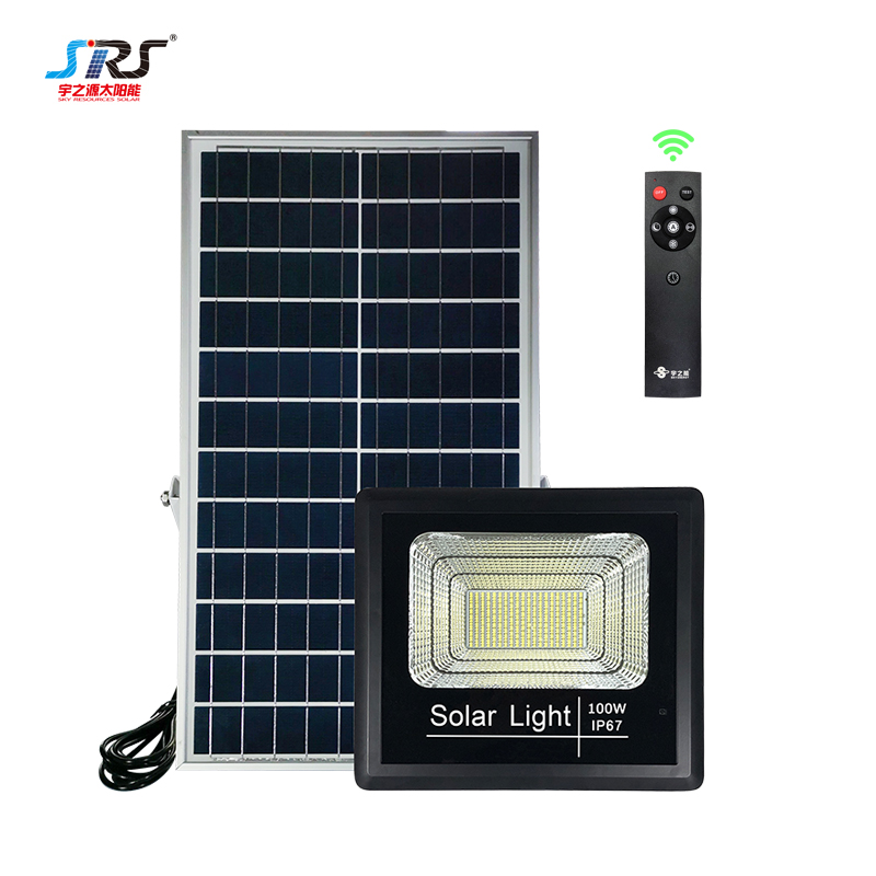 SRS advantages of 12 hour solar flood light series for village-2