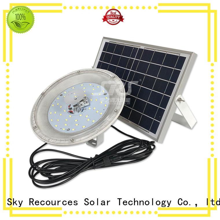 SRS bifacial solar led motion flood light with good price for village