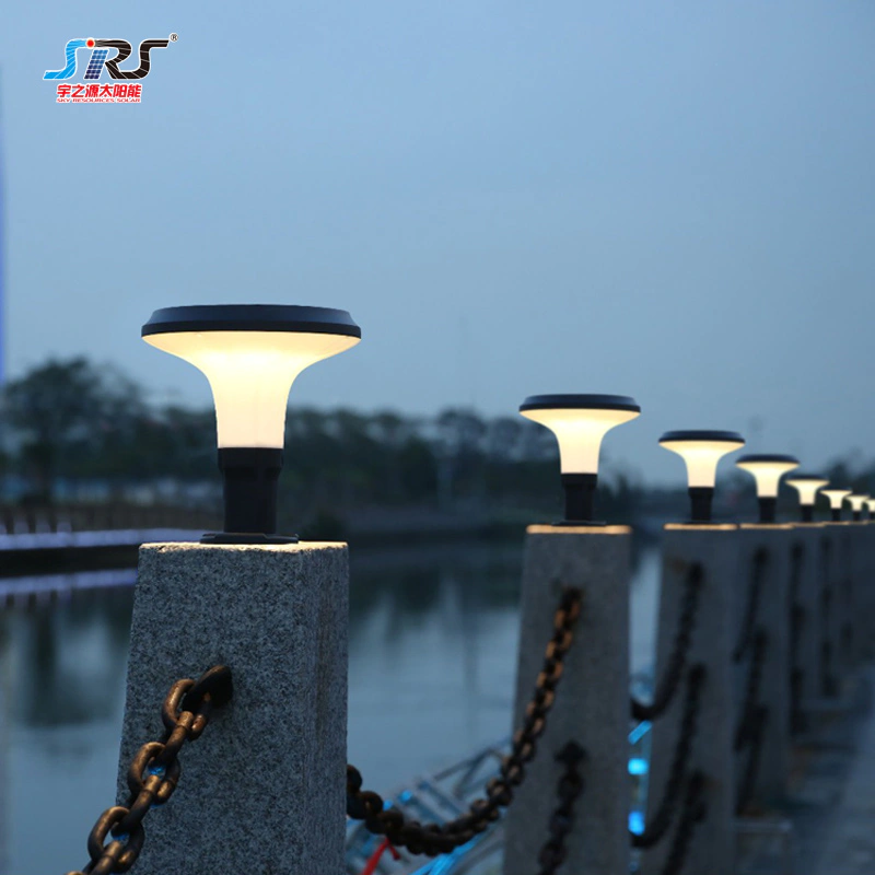 Solar Powered Outdoor Pillar Lights for Gate Wholesale Supplier YZY-CP-084-1004-Z