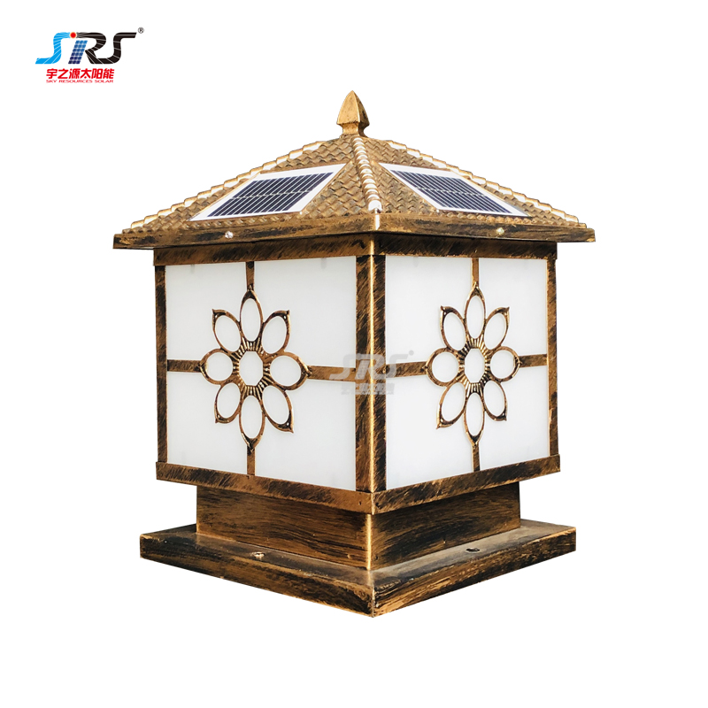 SRS yzycp0841004z solar lights for brick pillars company for pathway-2