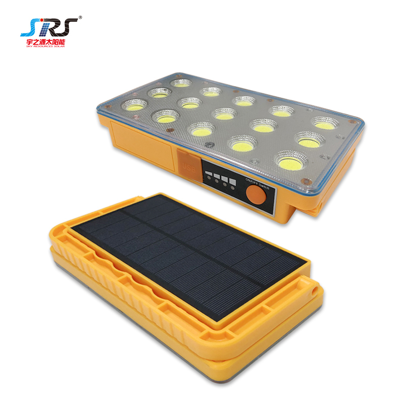 Big Capacitty 25000mAH Portable Battery High Brightness Solar Flood Light YZY-PVY-025