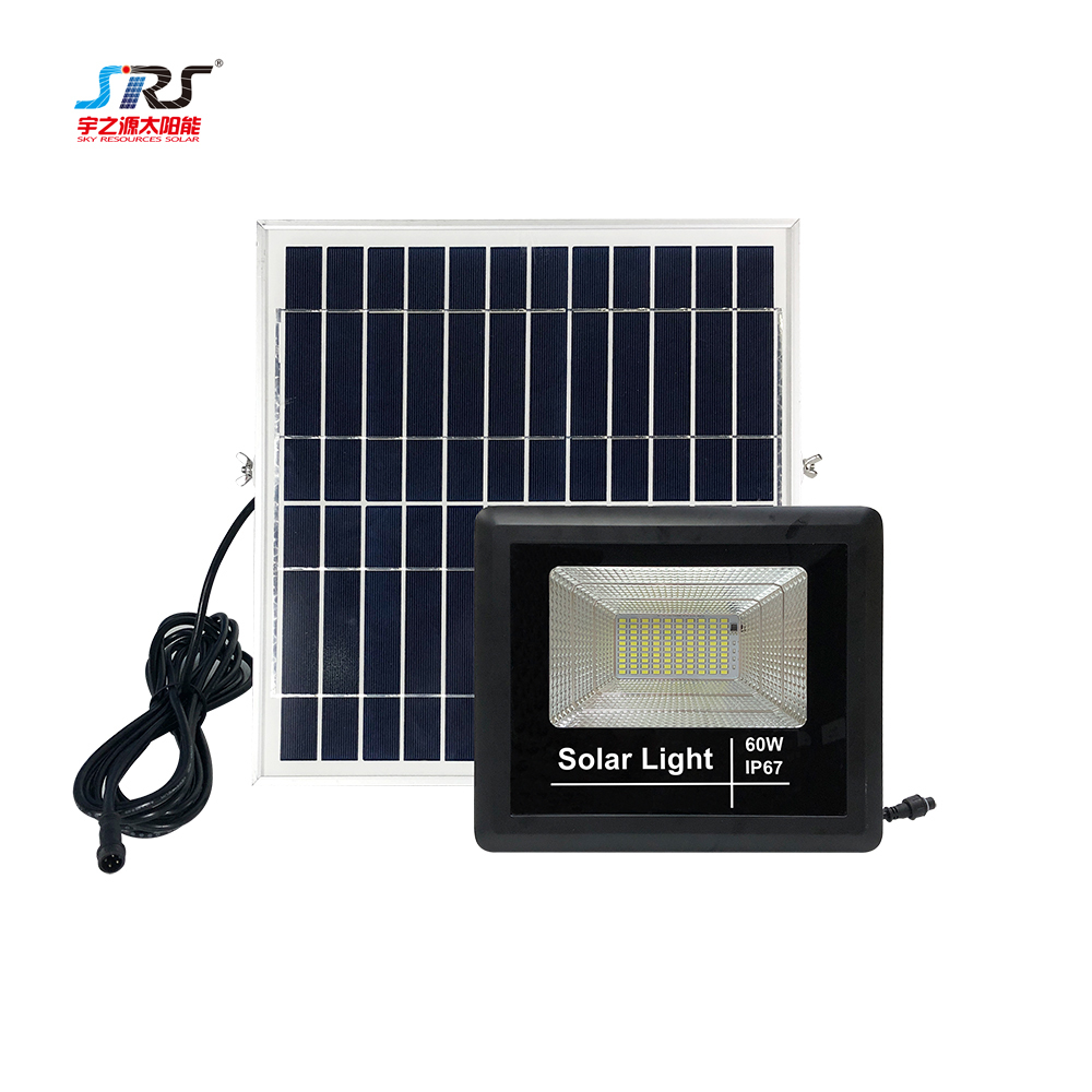 Custom Best Outdoor 30w 50w Solar Flood Light Fixtures with Remote Control  YZY-LL-104/105