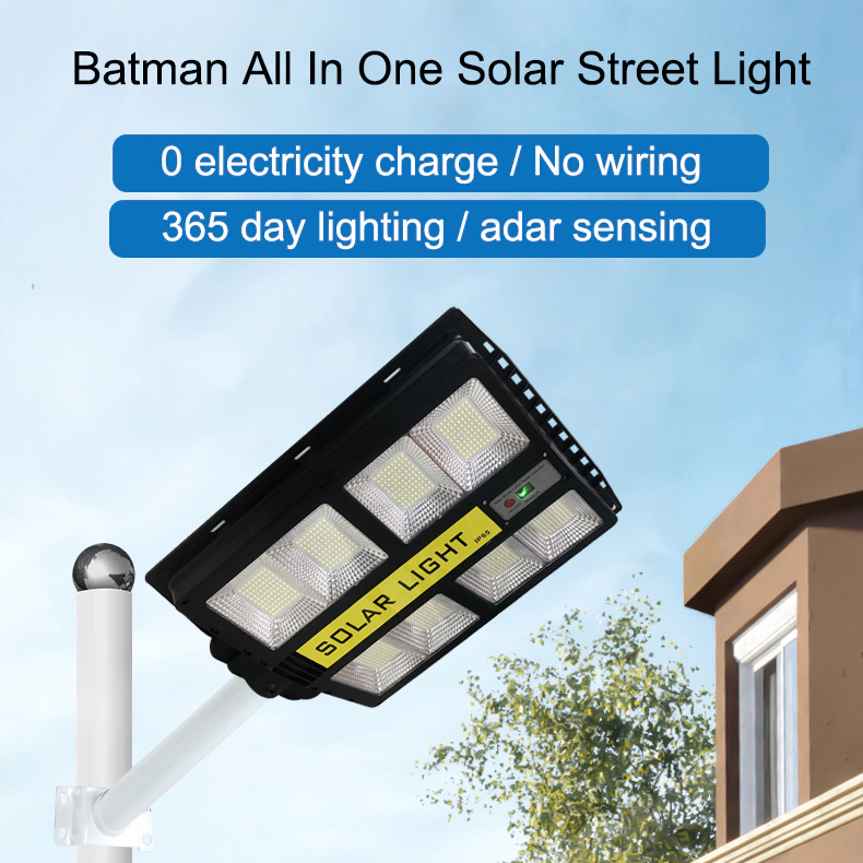 Batman All In One Solar Street Light 150W With Remote Control YZN-LL-338/339