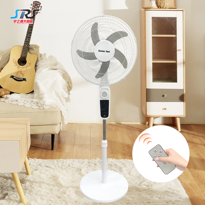 Solar Fan 16 Inch Rechargeable Fan Cheap Price with Panel LED Light