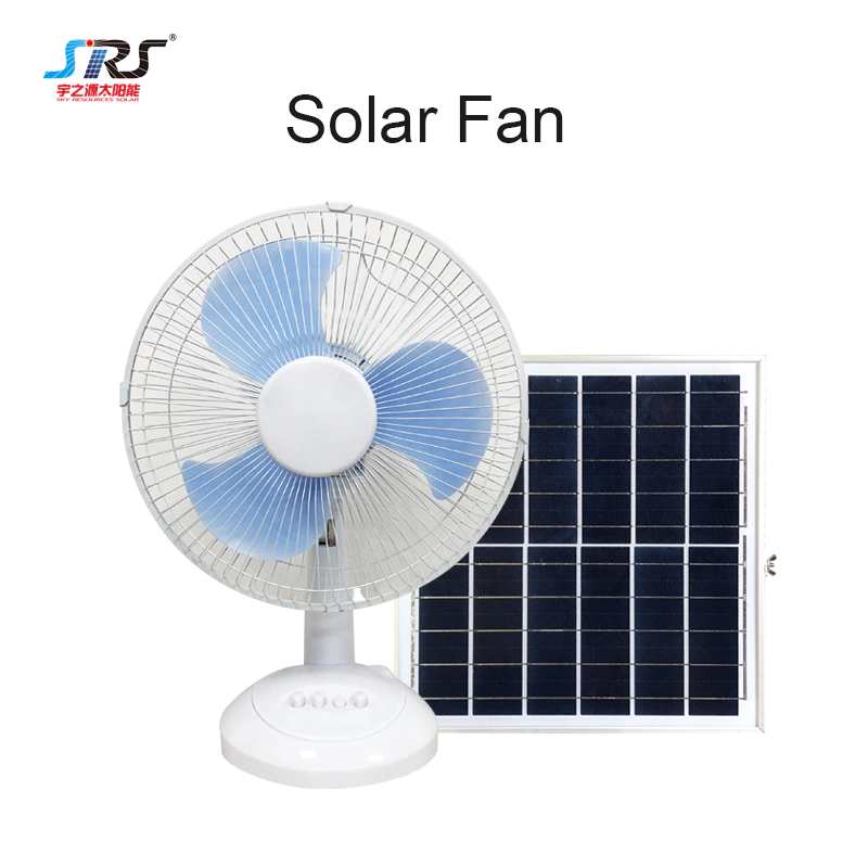 Hot sale portable solar energy fan 12 inch with solar panel YZY-PVY-039