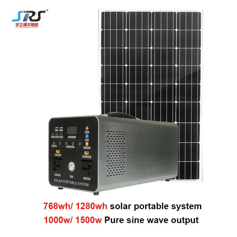 1000w 1500w portable solar power station battery generator YZY-TL-1000/1500-L