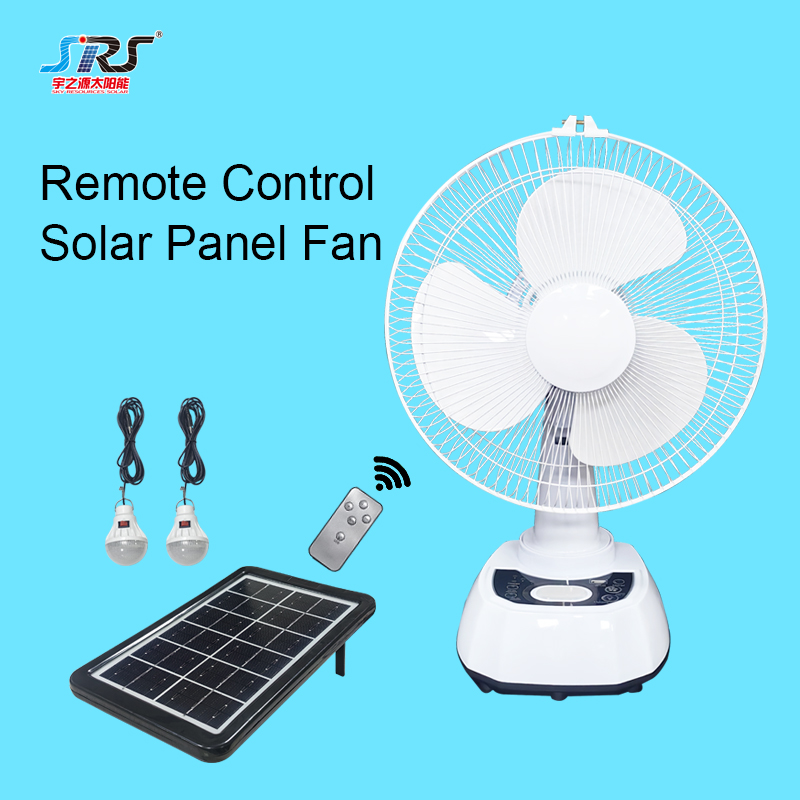 Remote control solar fan 16 inch high wind outdoor home camping YZY-T219DZ