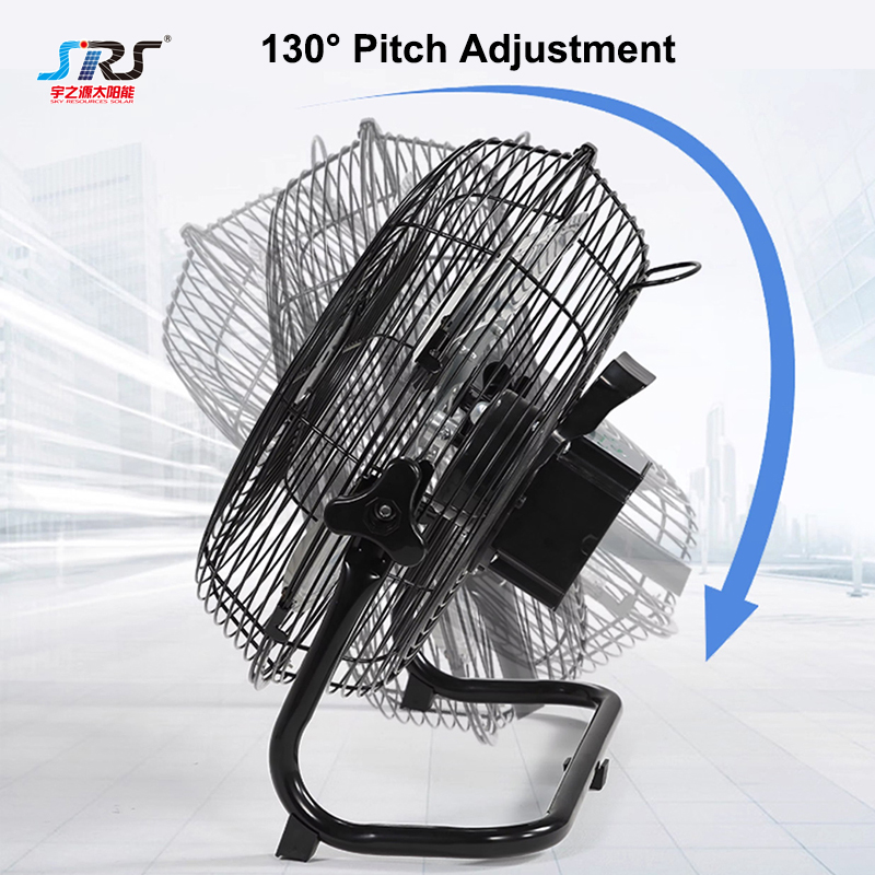 Outdoor Portable Solar Fan Without electricity bill for home camping YZY-PVY-049