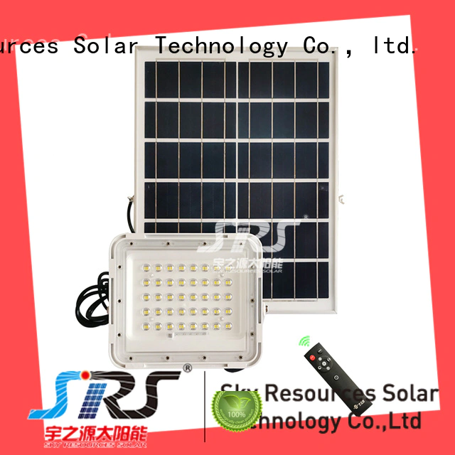 bifacial solar powered outdoor flood lights project for home use