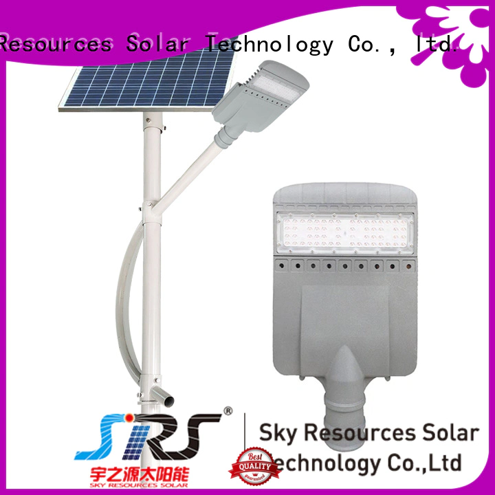 SRS commercial solar street light post manufaturer for garden