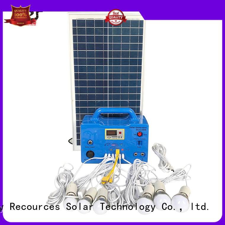 SRS portable best off grid solar system application