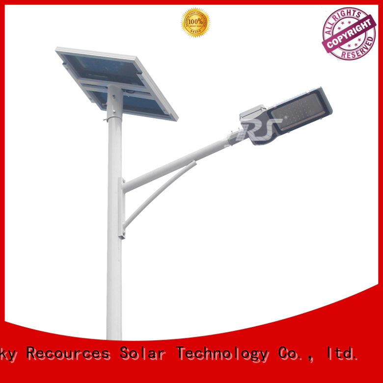 SRS install luminous solar street light price list for fence post