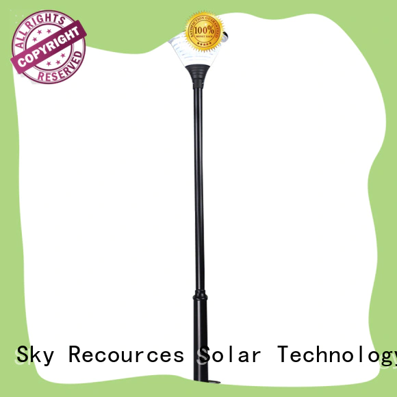 SRS outdoor solar garden lights uses for shady areas