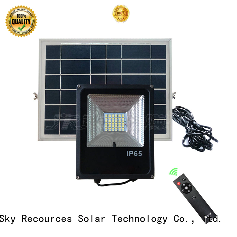 advantages of solar flood light series for home use