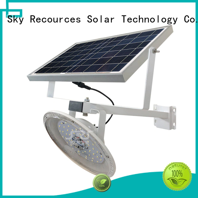 SRS solar led lights manufacturers with battery for garden