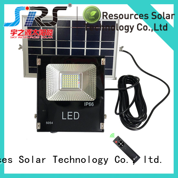 SRS integrated solar led sensor floodlight customized for village