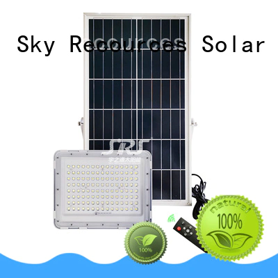 SRS integrated solar flood lamp customized for outside