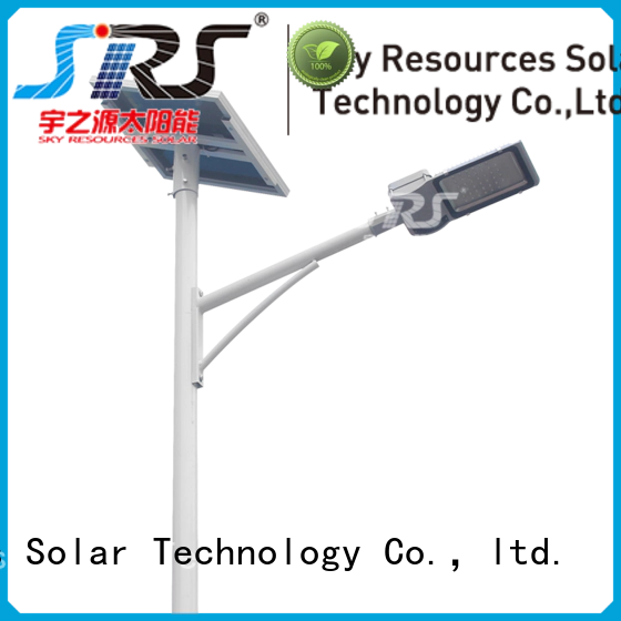 SRS bifacial solar street lantern price list for school