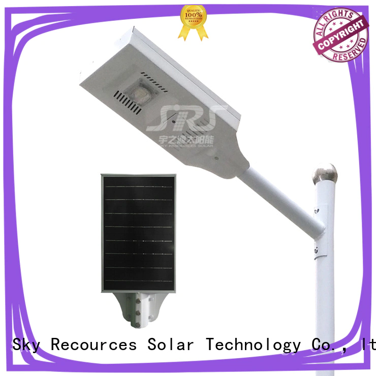 SRS solar street light with remote for public lighting