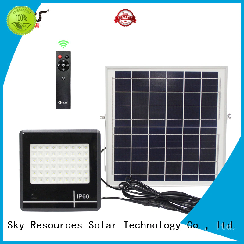 SRS yzyll107 solar powered motion flood lights customized for home use