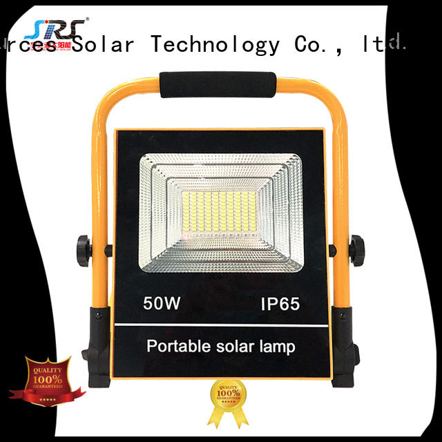 SRS advantages of solar led sensor floodlight customized for village