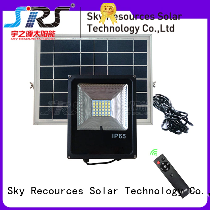 SRS integrated solar led sensor floodlight wholesale for outside