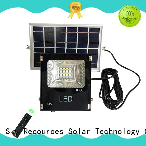 solar sensor flood lights customized for village SRS
