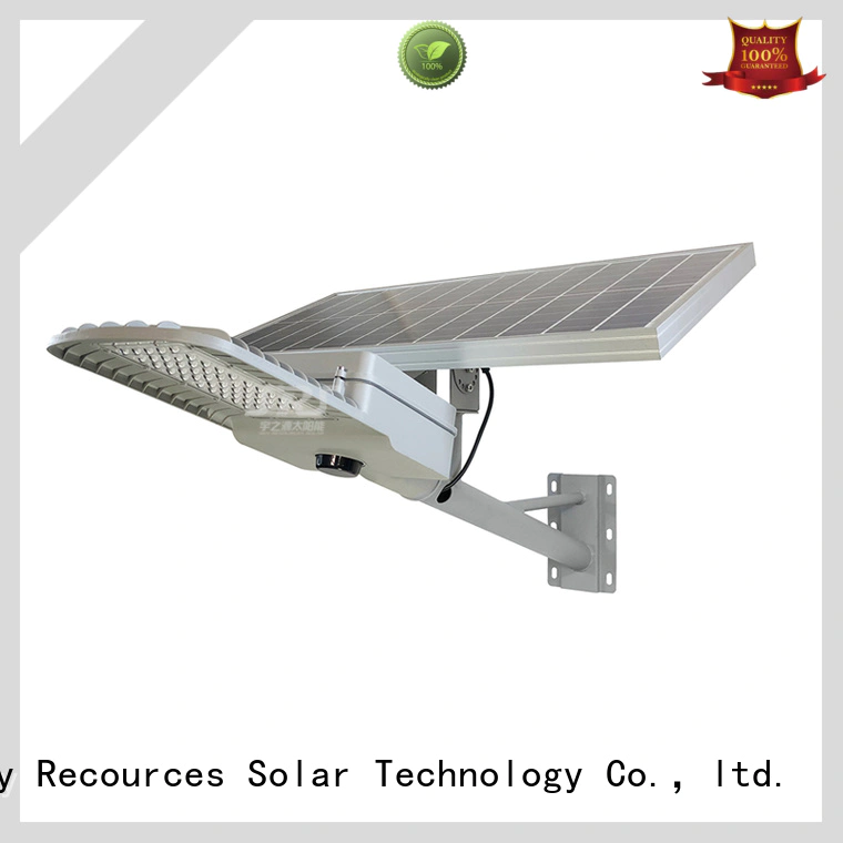 SRS install solar street light with panel and battery specification for flagpole