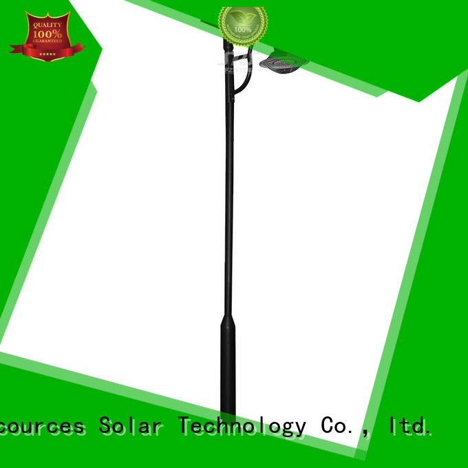 SRS integrating solar panel garden lights uses for shady areas