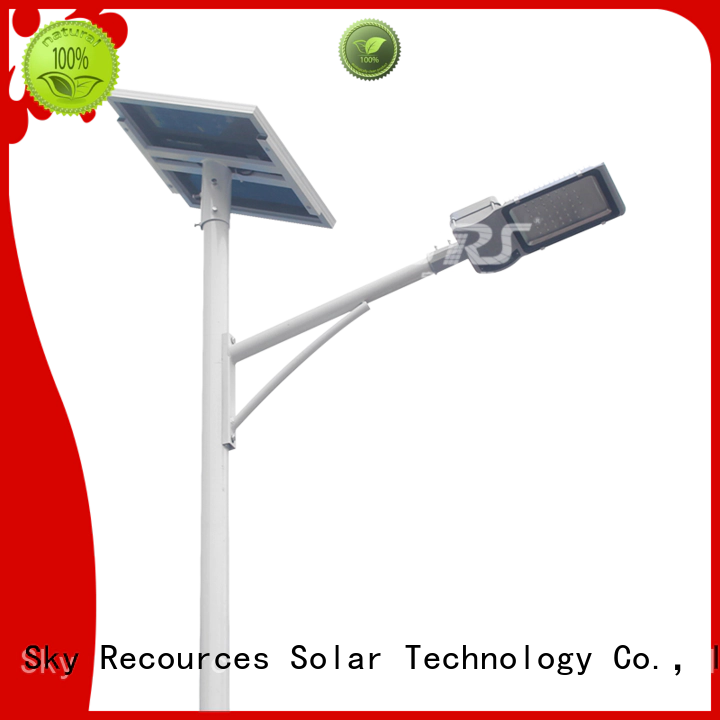 SRS cheap solar street light set configuration for fence post