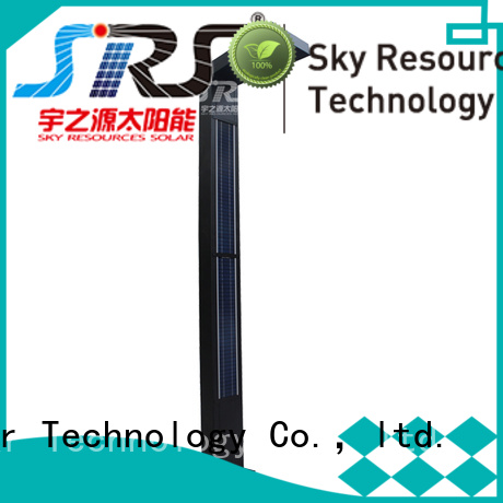 SRS smart outdoor solar stake lights uses for walls