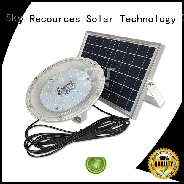 SRS solar flood lamp with good price for village
