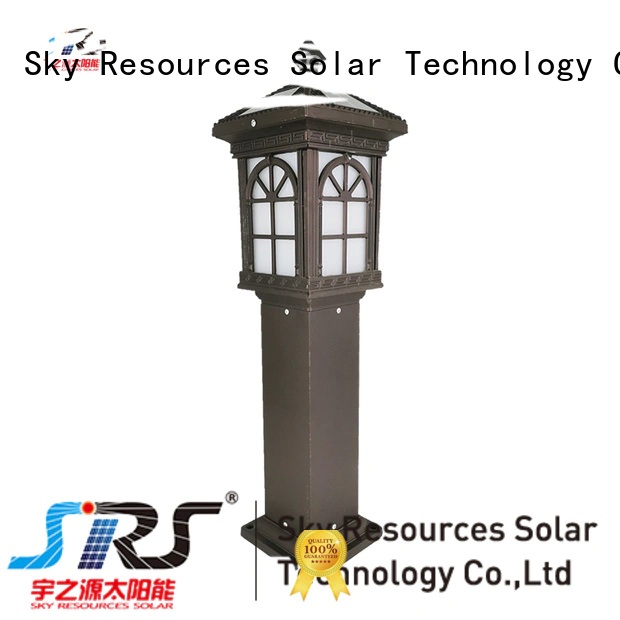 SRS integrated solar panel outside lights system for umbrella