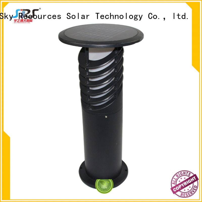 integrated solar garden lights on sale manufaturer for posts