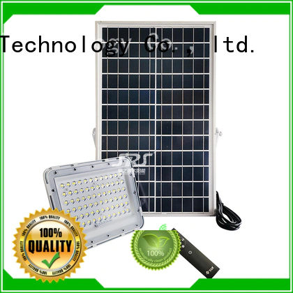 SRS commercial solar powered flood lights project for village
