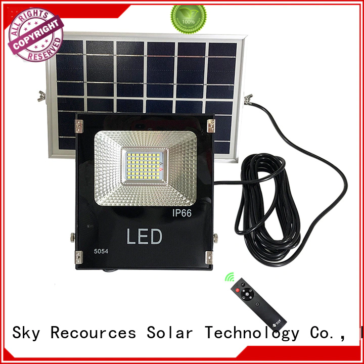 bifacial best solar powered flood light with good price for home use