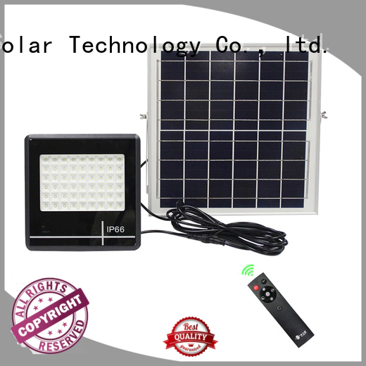 SRS smart commercial solar powered flood lights with good price for outside