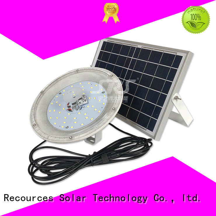 SRS bifacial high powered solar flood lights for outside